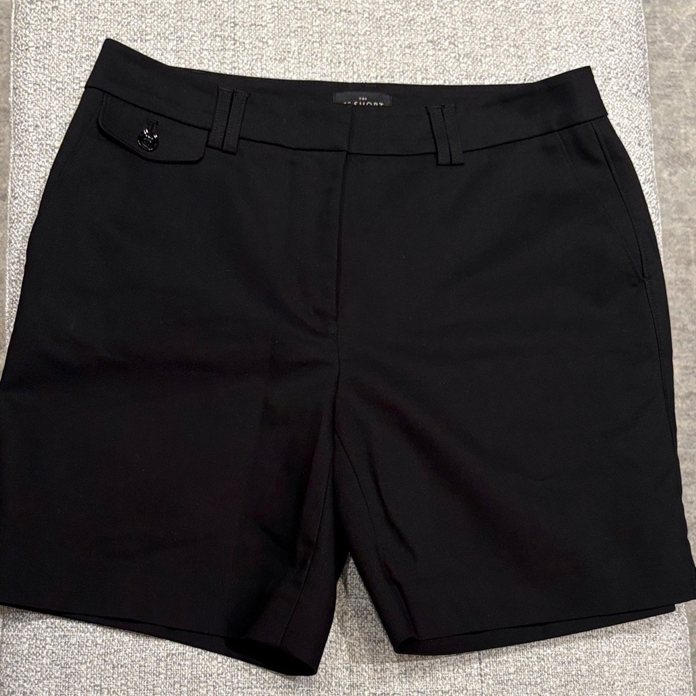 White House Black Market Black Tailored Bermuda Shorts